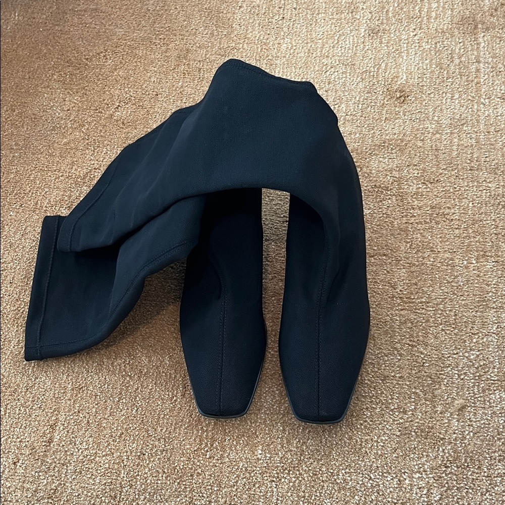 Never worn! Talbots Black Knee High Sock Boots